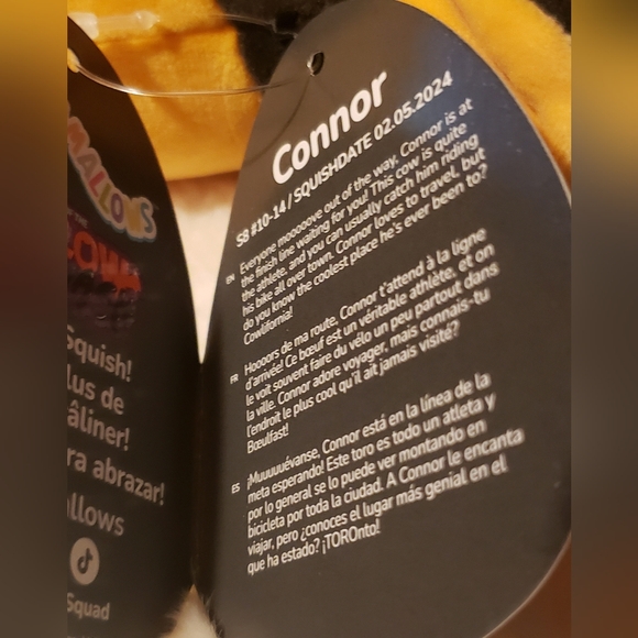 SELECT SERIES‼️ NWT - Squishmallows Connor the Pumpkin Cow - Mallow Mash 2024 - Picture 8 of 12